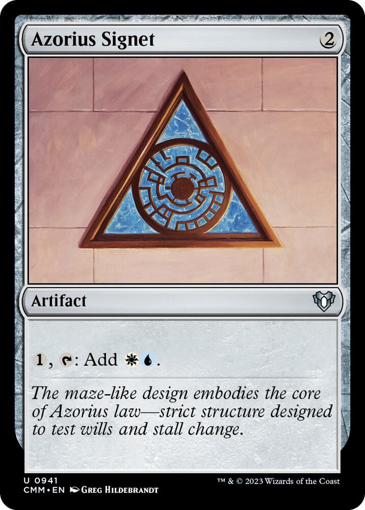 Azorius Signet 941 (Commander Masters)  | Good Games Adelaide SA