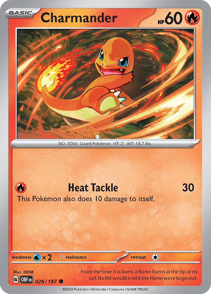 Charmander (026/197) [Scarlet & Violet: Obsidian Flames] | Good Games Adelaide SA