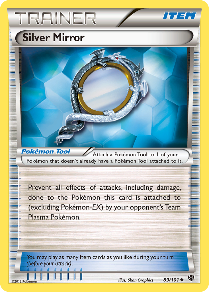 Silver Mirror (89/101) [Black & White: Plasma Blast] | Good Games Adelaide SA