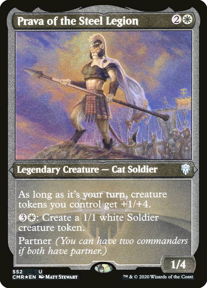 Prava of the Steel Legion (Foil Etched) [Commander Legends] | Good Games Adelaide SA