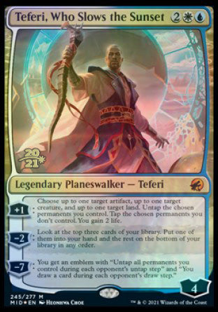 Teferi, Who Slows the Sunset [Innistrad: Midnight Hunt Prerelease Promos] | Good Games Adelaide SA