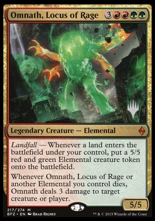 Omnath, Locus of Rage (Promo Pack) [Dungeons & Dragons: Adventures in the Forgotten Realms Promos] | Good Games Adelaide SA