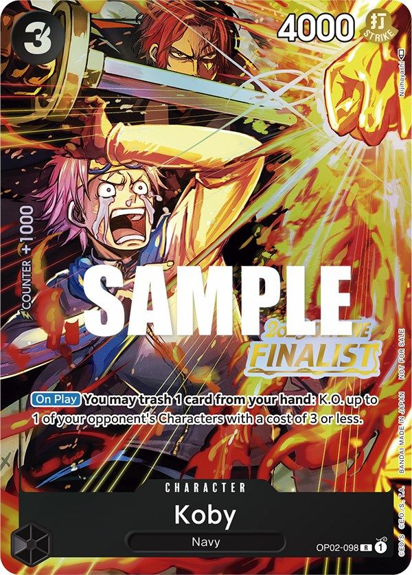 Koby (Offline Regional 2023) [Finalist] [One Piece Promotion Cards] | Good Games Adelaide SA