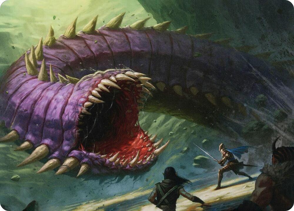 Purple Worm Art Card 3 (Art Series: Adventures in the Forgotten Realms)  | Good Games Adelaide SA