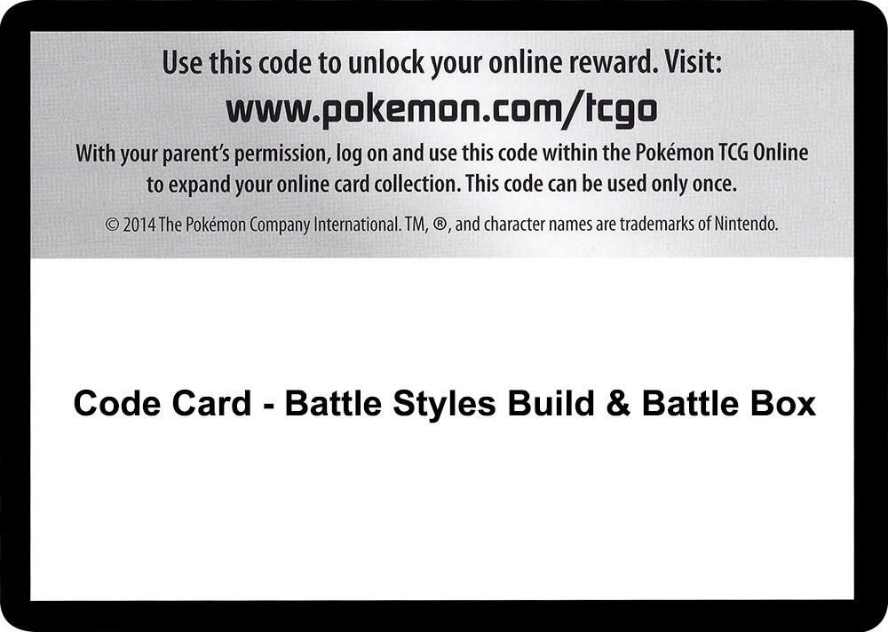 Code Card Battle Styles Build and Battle Box  (SWSH05: Battle Styles)  | Good Games Adelaide SA