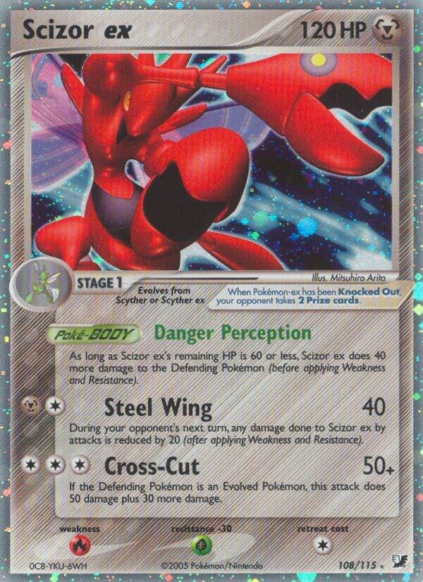 Scizor ex 108/115 (Unseen Forces)  - Holofoil | Good Games Adelaide SA