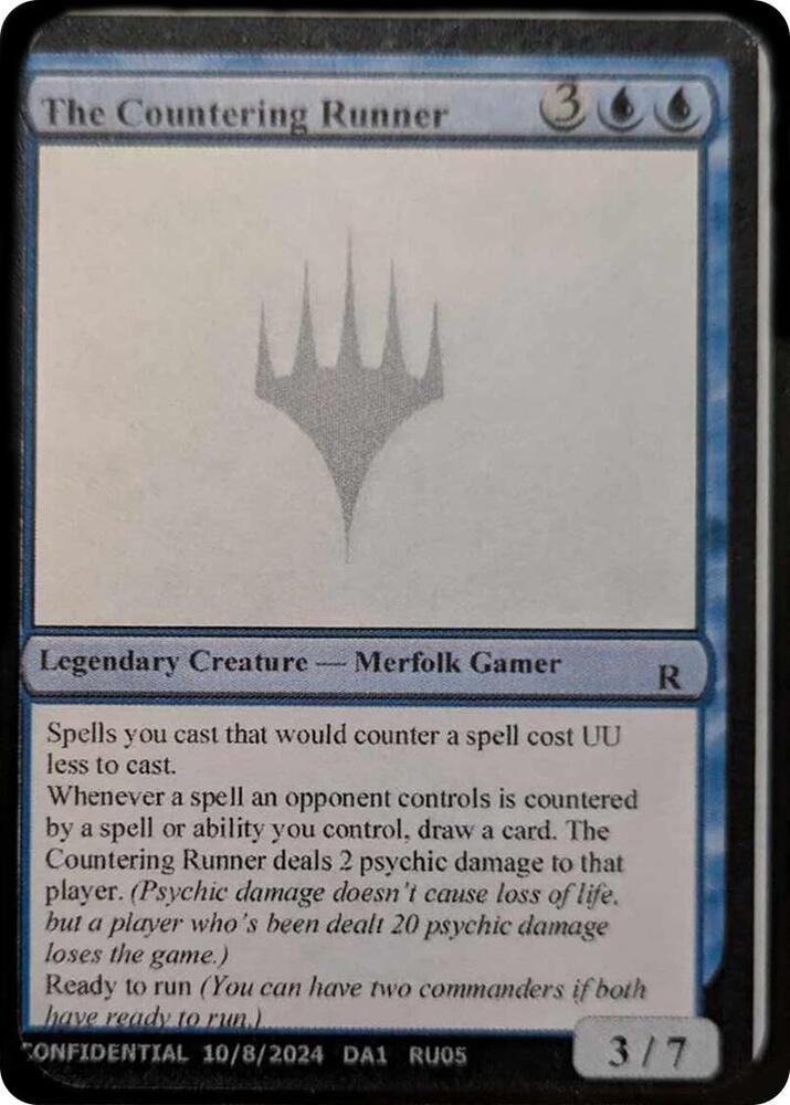 The Countering Runner  (Un-Known Event Playtest Cards)  | Good Games Adelaide SA