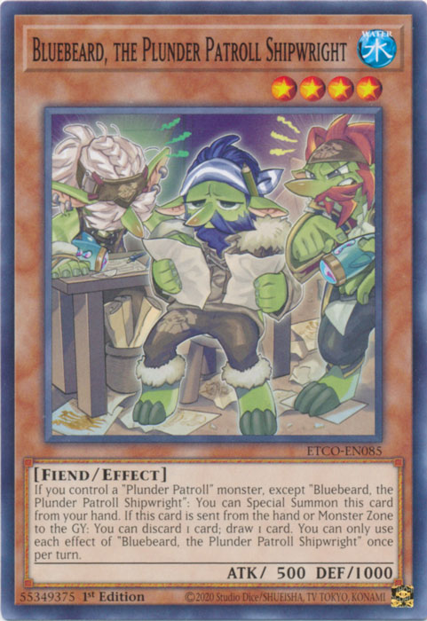 Bluebeard, the Plunder Patroll Shipwright [ETCO-EN085] Common | Good Games Adelaide SA
