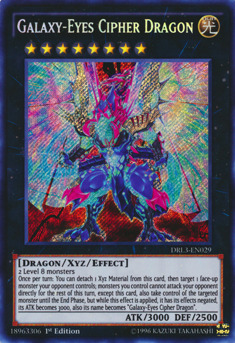 Galaxy-Eyes Cipher Dragon [DRL3-EN029] Secret Rare | Good Games Adelaide SA