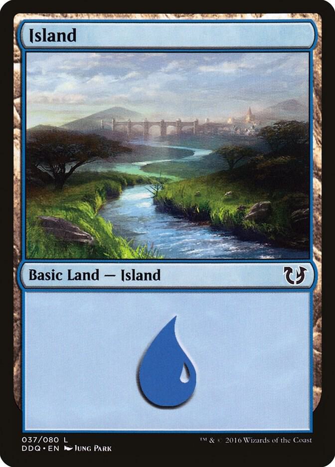 Island 037 37 (Duel Decks: Blessed vs. Cursed)  | Good Games Adelaide SA