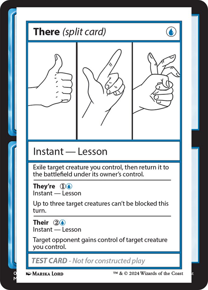 There // They're // Their  (Mystery Booster 2 Playtest Cards)  | Good Games Adelaide SA
