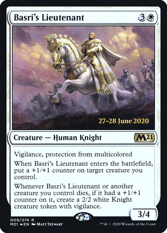 Basri's Lieutenant  [Core Set 2021 Prerelease Promos] | Good Games Adelaide SA