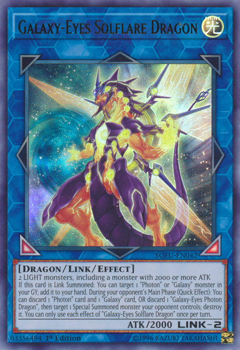 Galaxy-Eyes Solflare Dragon [SOFU-EN042] Ultra Rare | Good Games Adelaide SA