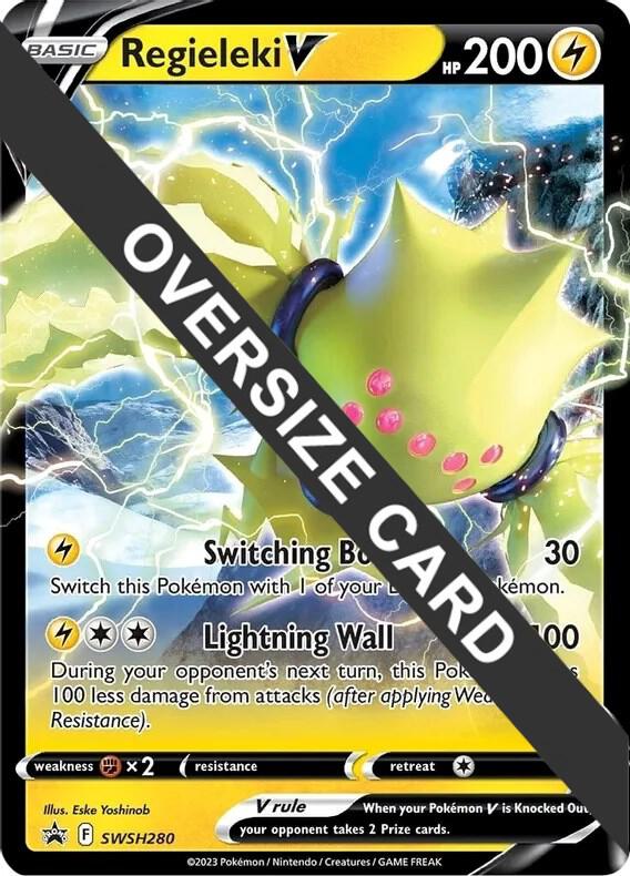 Regieleki V SWSH280 SWSH280 (Jumbo Cards)  - Holofoil | Good Games Adelaide SA