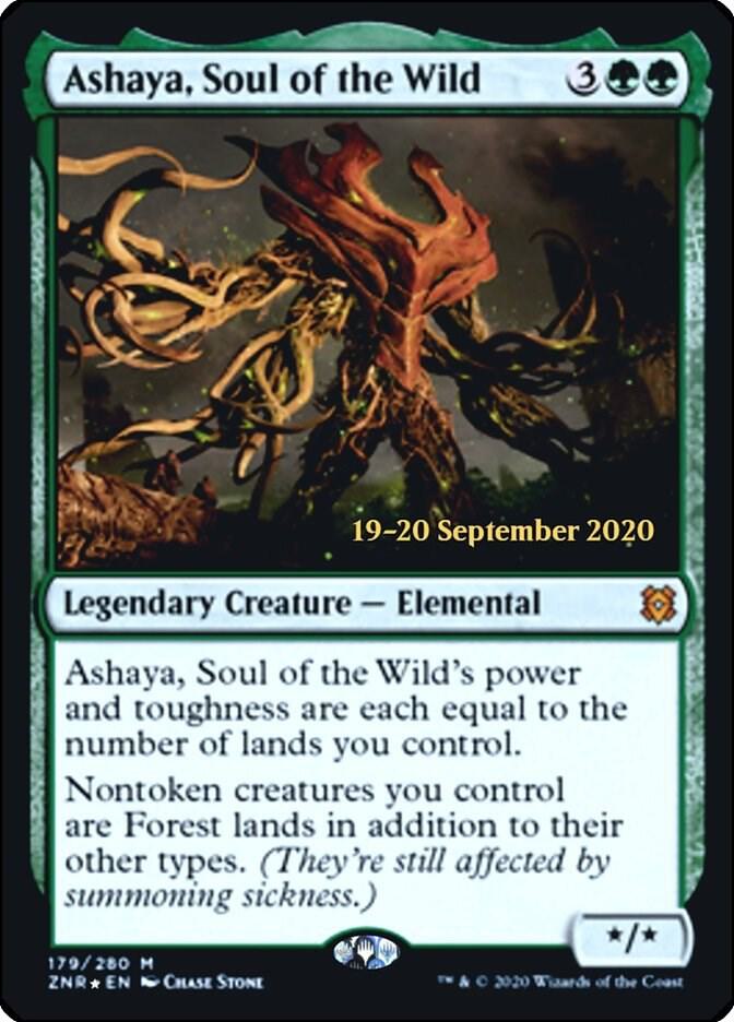 Ashaya, Soul of the Wild 179 (Prerelease Cards)  - PreRelease Foil | Good Games Adelaide SA