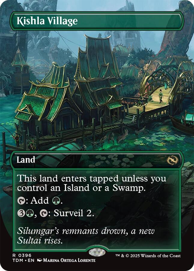 Kishla Village 396 (Tarkir: Dragonstorm)  - Foil | Good Games Adelaide SA