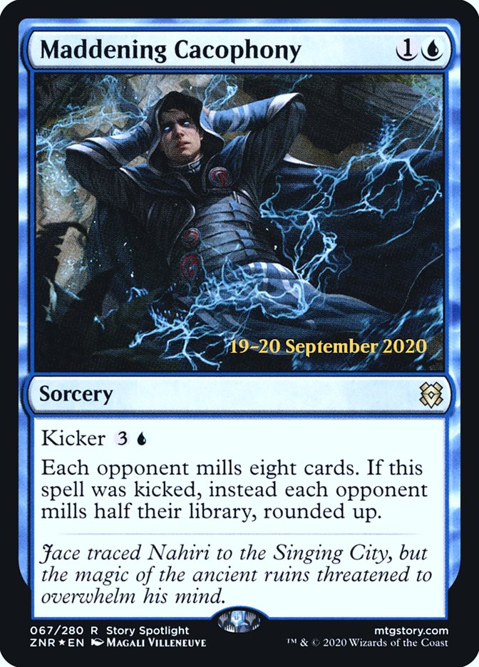 Maddening Cacophony  [Zendikar Rising Prerelease Promos] | Good Games Adelaide SA