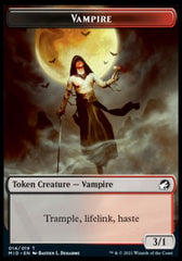 Wolf // Vampire Double-sided Token [Innistrad: Midnight Hunt Tokens] | Good Games Adelaide SA