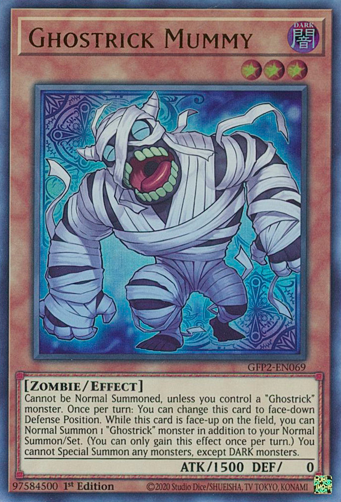Ghostrick Mummy [GFP2-EN069] Ultra Rare | Good Games Adelaide SA