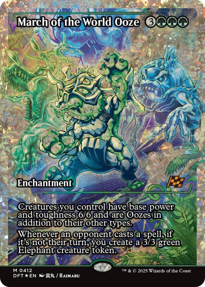 March of the World Ooze 412 (Aetherdrift)  - Foil | Good Games Adelaide SA