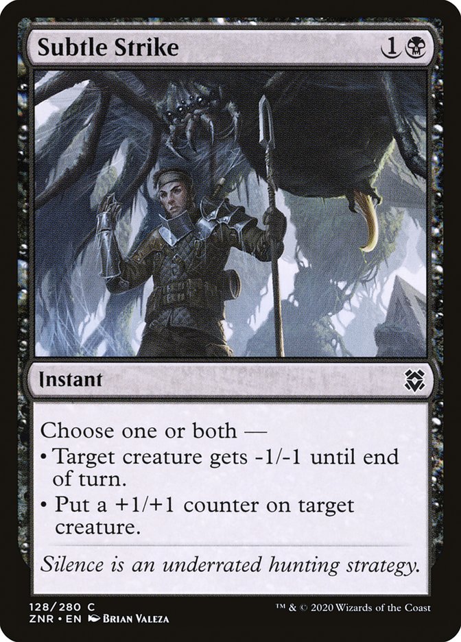 Subtle Strike [Zendikar Rising] | Good Games Adelaide SA