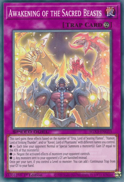 Awakening of the Sacred Beasts [SGX3-ENG15] Common | Good Games Adelaide SA