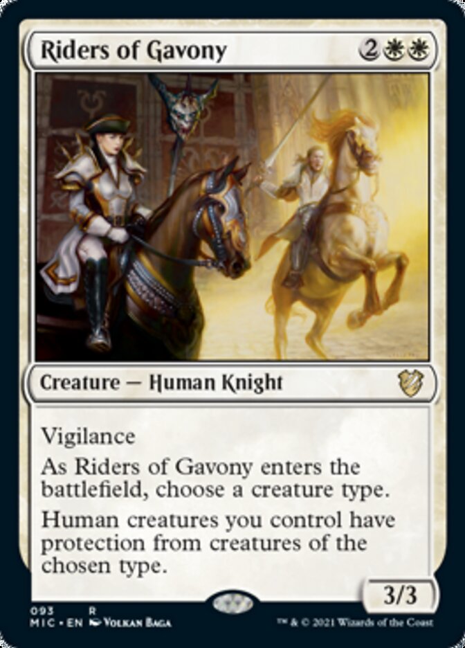 Riders of Gavony [Innistrad: Midnight Hunt Commander] | Good Games Adelaide SA