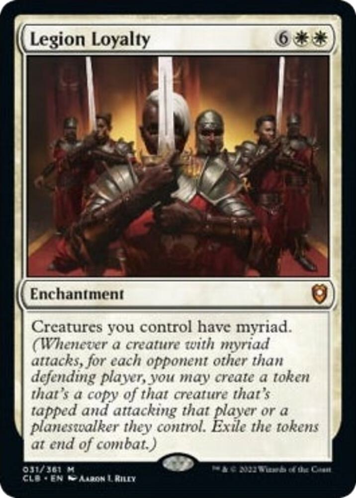 Legion Loyalty 31 (Commander Legends: Battle for Baldur's Gate)  - Foil | Good Games Adelaide SA
