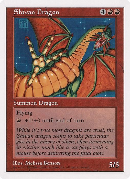 Shivan Dragon The Duelist Magazine  (Oversize Cards)  | Good Games Adelaide SA