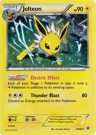 Jolteon (26/98) (Cosmos Holo) [XY: Ancient Origins] | Good Games Adelaide SA