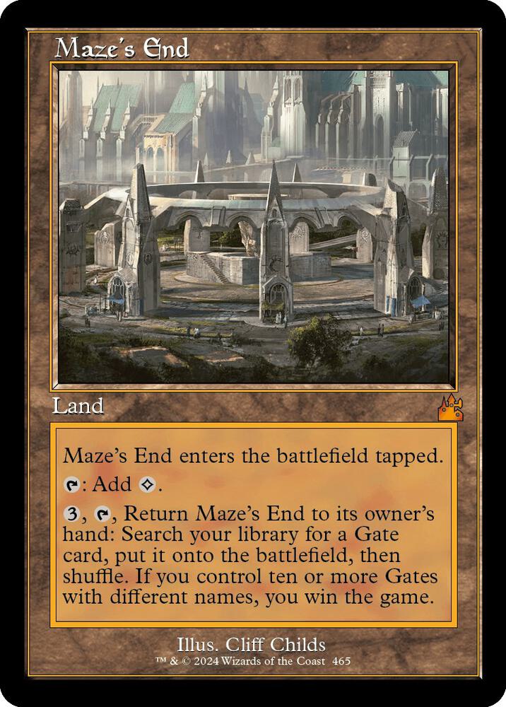 Maze's End 465 (Ravnica Remastered)  - Foil | Good Games Adelaide SA