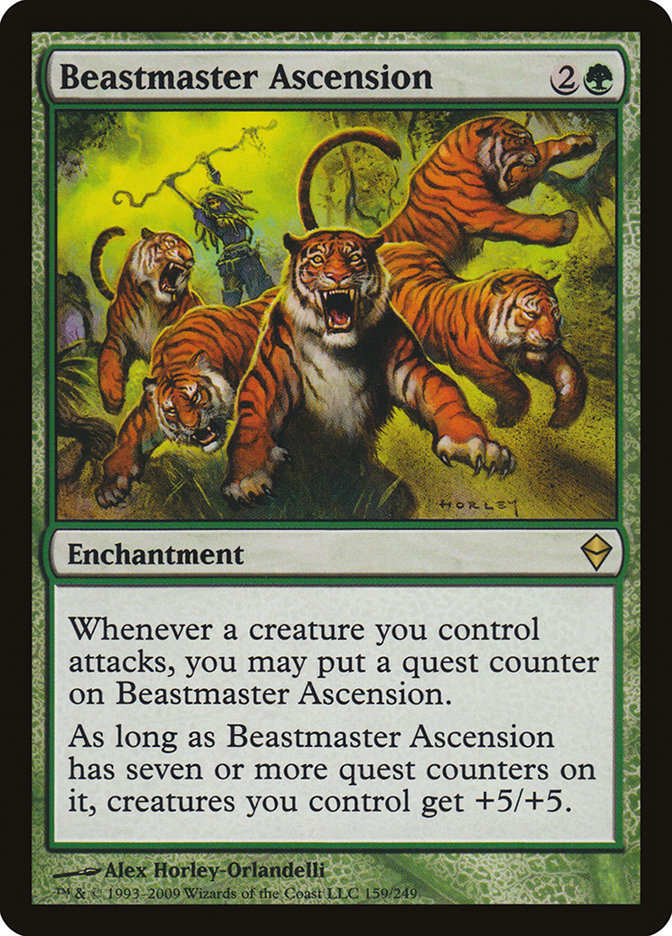 Beastmaster Ascension [Zendikar] | Good Games Adelaide SA