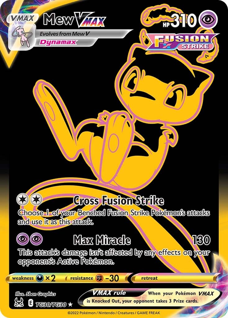 Mew VMAX (TG30/TG30) [Sword & Shield: Lost Origin] | Good Games Adelaide SA