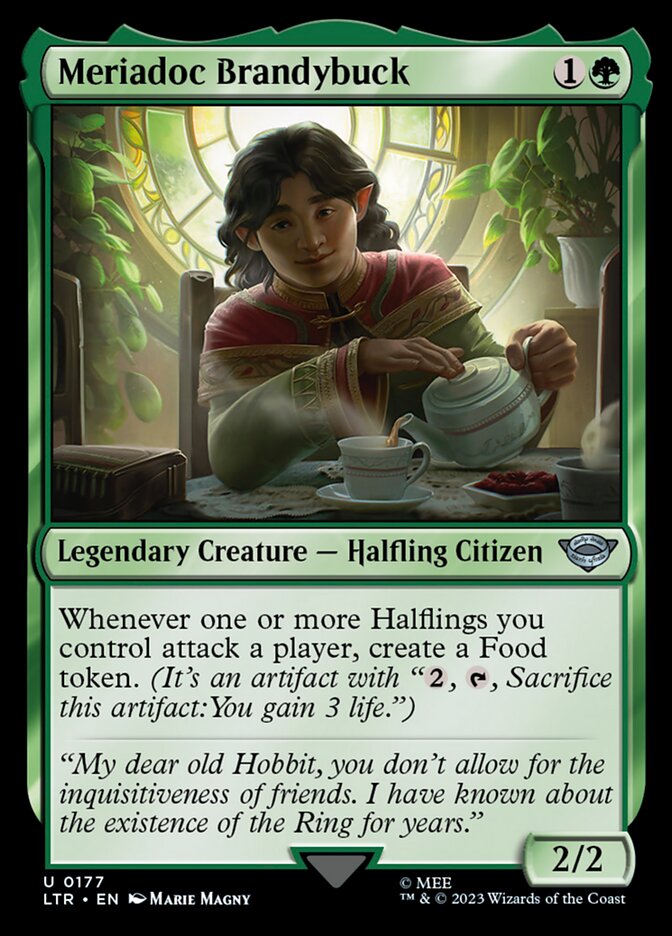 Meriadoc Brandybuck 177 (Universes Beyond: The Lord of the Rings: Tales of Middle-earth)  - Foil | Good Games Adelaide SA