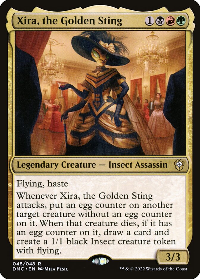 Xira, the Golden Sting 48 (Commander: Dominaria United)  - Foil | Good Games Adelaide SA