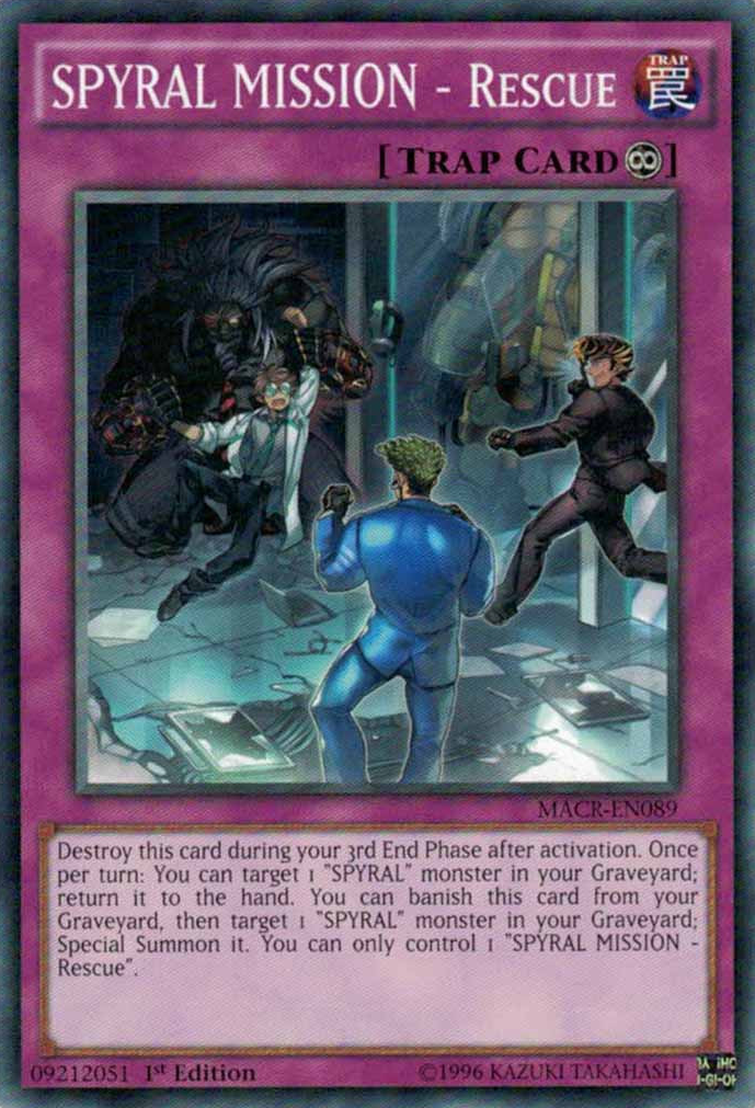 SPYRAL MISSION - Rescue [MACR-EN089] Common | Good Games Adelaide SA