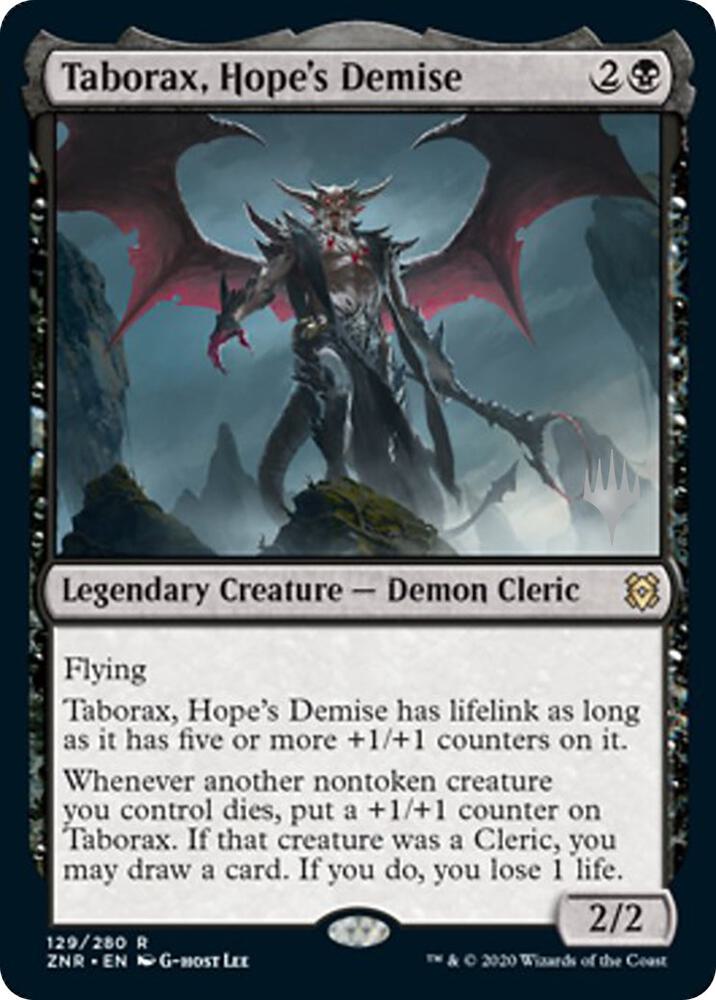 Taborax Hopes Demise 129 (Promo Pack: Zendikar Rising)  | Good Games Adelaide SA