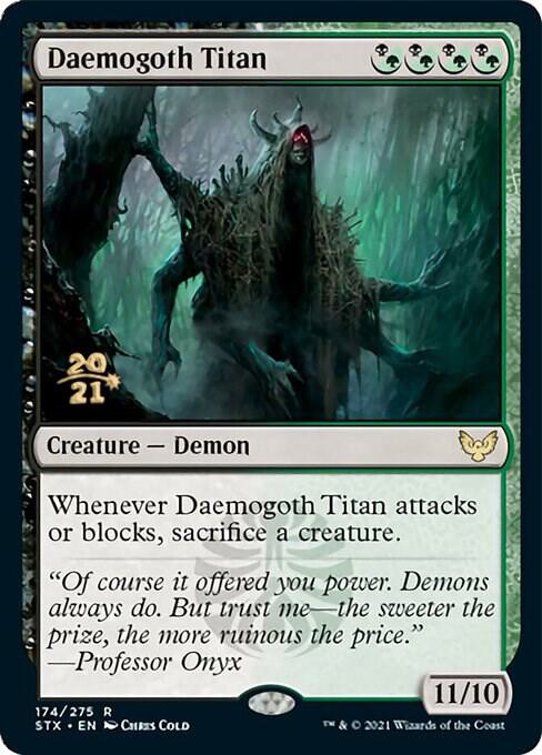 Daemogoth Titan 174 (Prerelease Cards)  - Foil | Good Games Adelaide SA