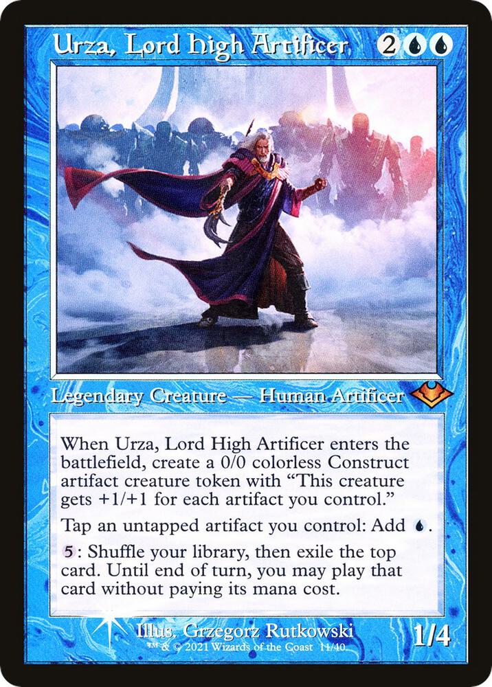 Urza, Lord High Artificer 11/40 (Modern Horizons)  - Retro Foil | Good Games Adelaide SA
