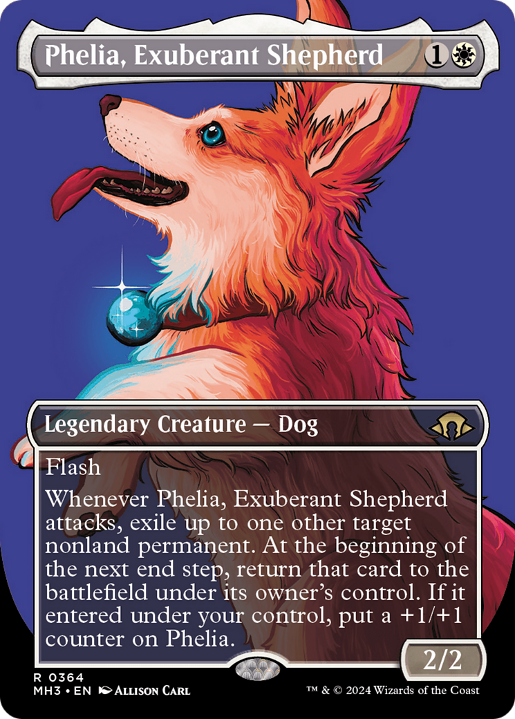 Phelia, Exuberant Shepherd (Borderless) [Modern Horizons 3] | Good Games Adelaide SA