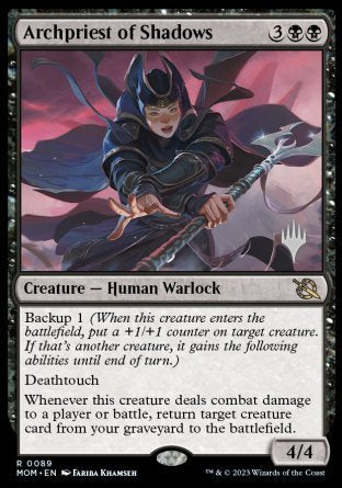 Archpriest of Shadows (Promo Pack) [March of the Machine Promos] | Good Games Adelaide SA