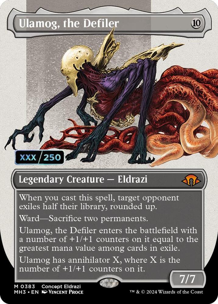 Ulamog, the Defiler Serialized 383 (Modern Horizons 3)  - Foil | Good Games Adelaide SA