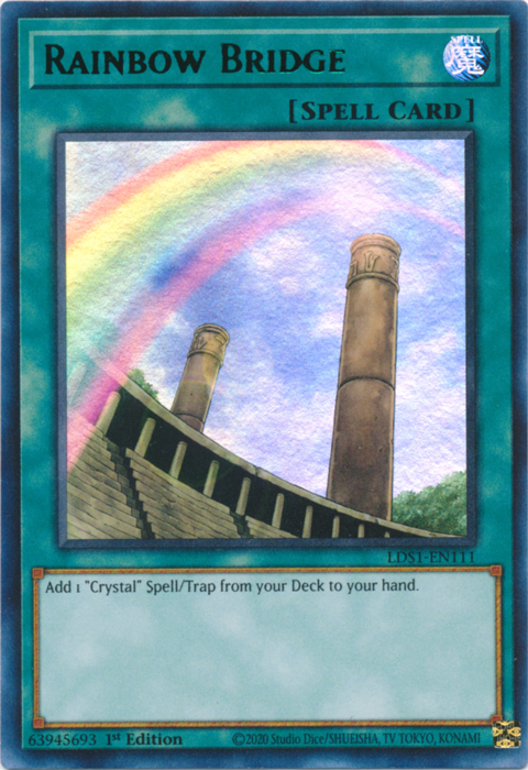 Rainbow Bridge (Green) [LDS1-EN111] Ultra Rare | Good Games Adelaide SA