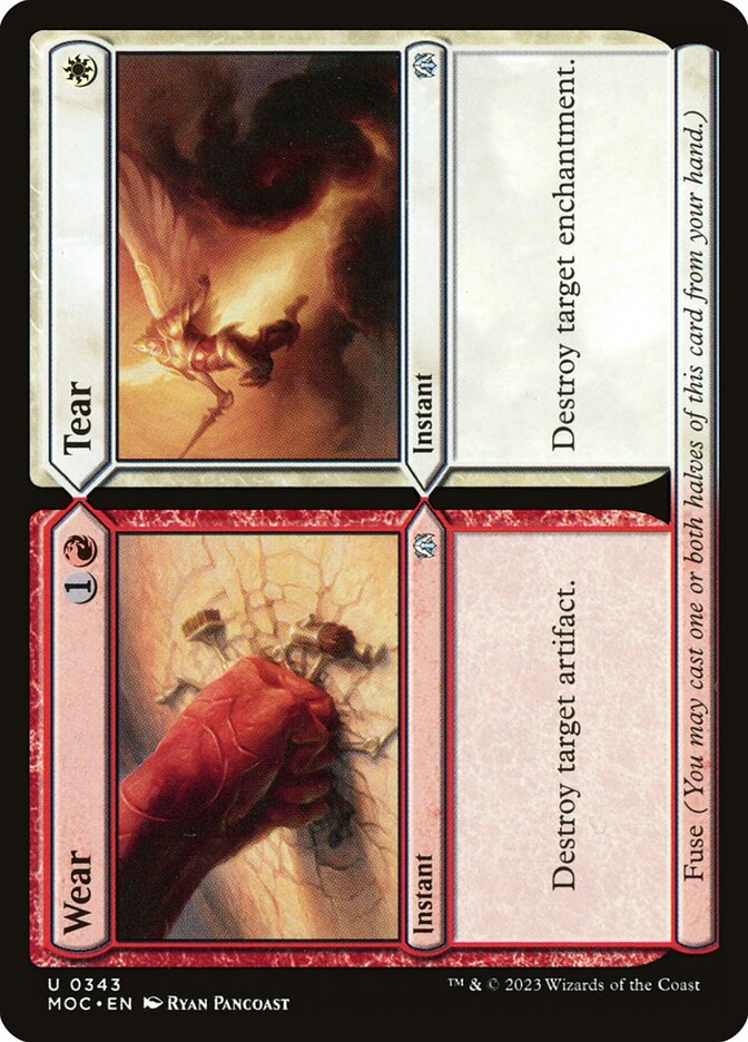 Wear // Tear 343 (Commander: March of the Machine)  | Good Games Adelaide SA