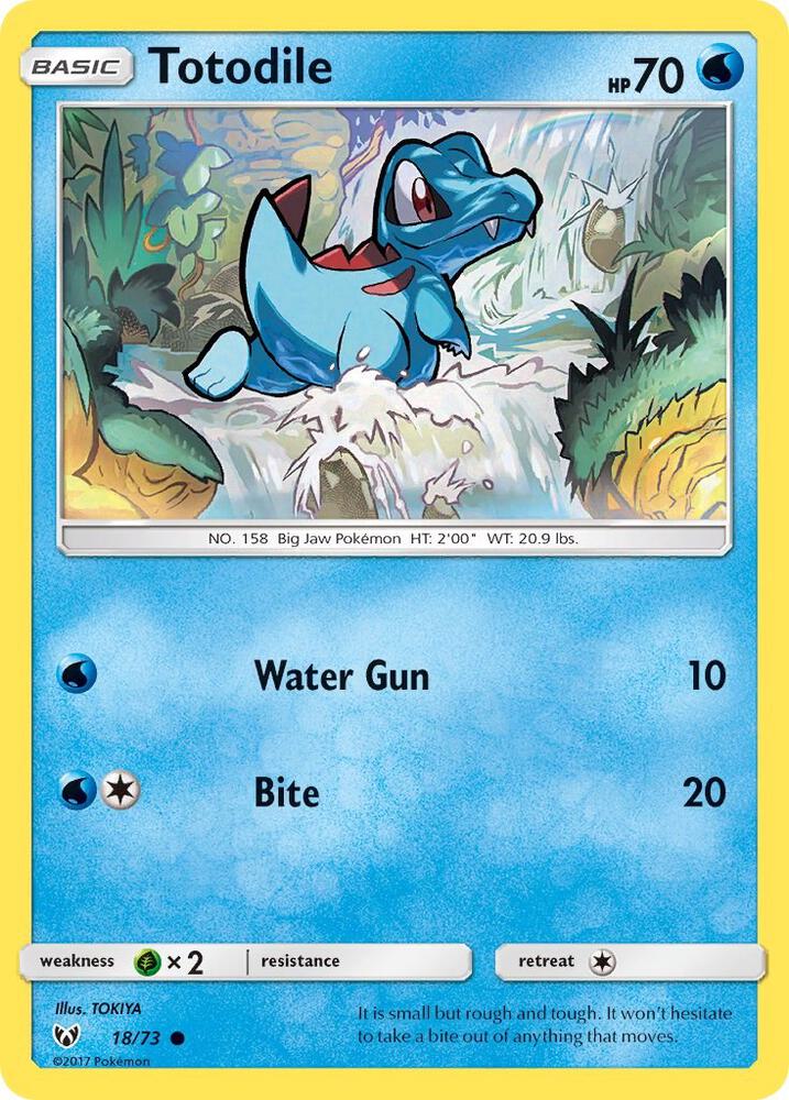 Totodile 18/73 (Shining Legends)  | Good Games Adelaide SA