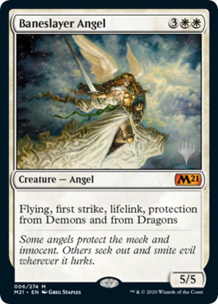 Baneslayer Angel 6 (Promo Pack: Core Set 2021)  | Good Games Adelaide SA