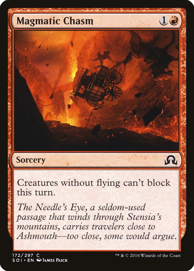 Magmatic Chasm 172 (Shadows over Innistrad)  - Foil | Good Games Adelaide SA