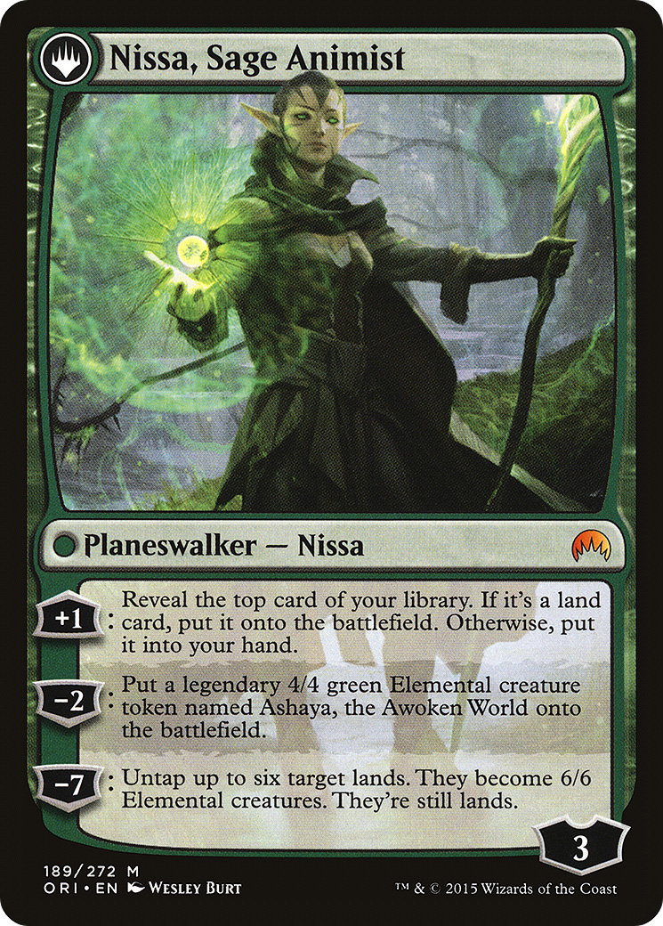Nissa, Vastwood Seer // Nissa, Sage Animist [Secret Lair: From Cute to Brute] | Good Games Adelaide SA