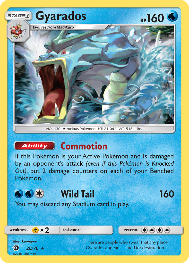 Gyarados (20/70) [Sun & Moon: Dragon Majesty] | Good Games Adelaide SA