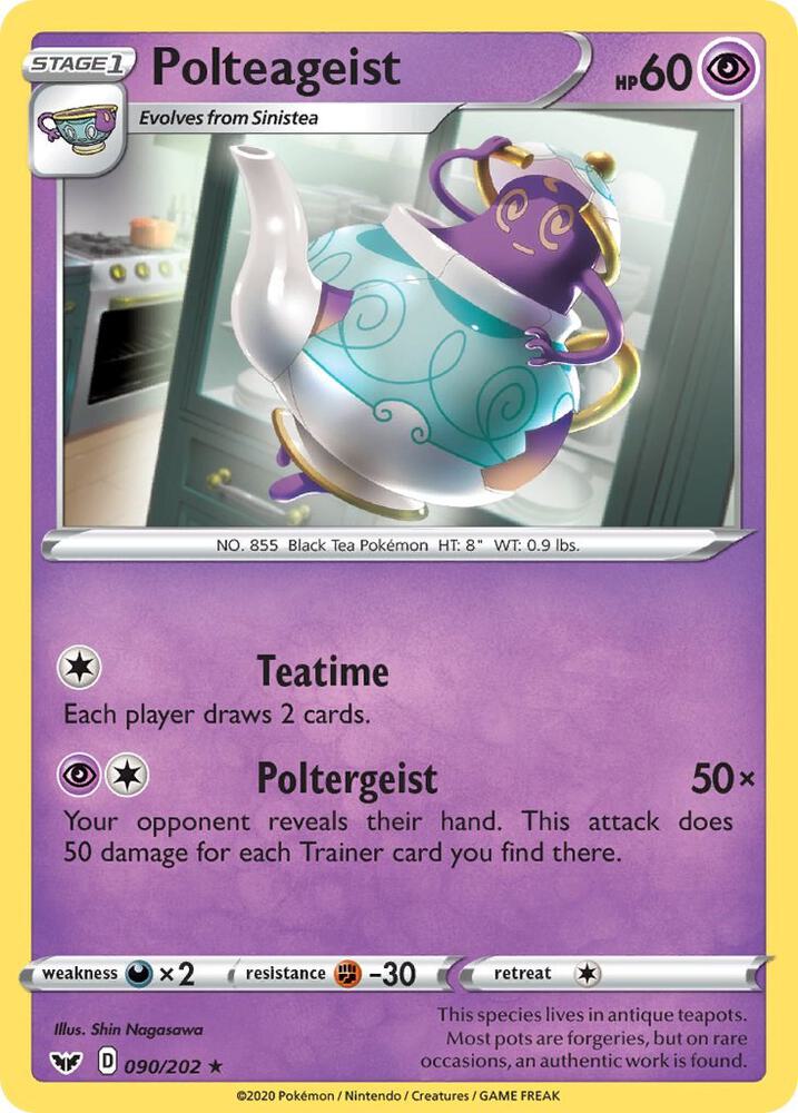 Polteageist 090/202 (SWSH01: Sword & Shield Base Set)  | Good Games Adelaide SA